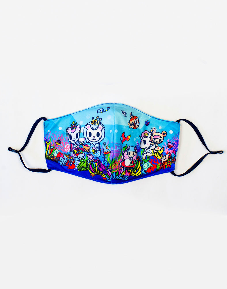 Merlion Reusable Mask (Adult Size - sizes may vary 2 ~ 3 cm)