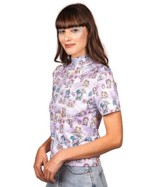 Heavenly Ribbed Collar Tee