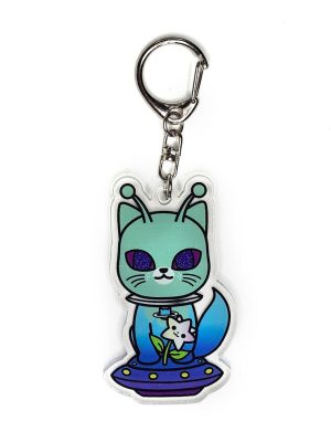 Galactic Cats Acrylic Keychain Blind Box