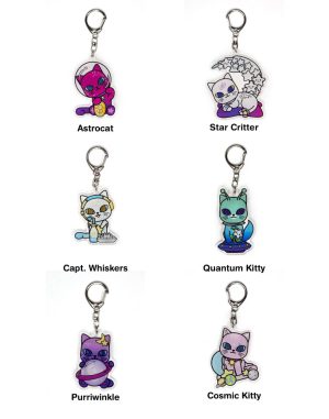 Galactic Cats Acrylic Keychain Blind Box