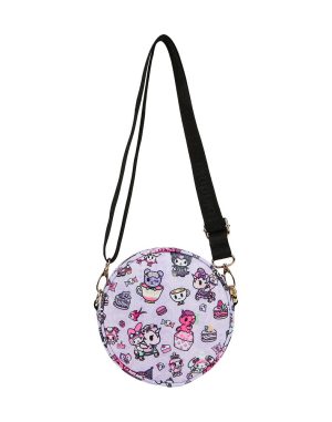 tokidoki x Kuromi & My Melody Garden Party Round Small Crossbody