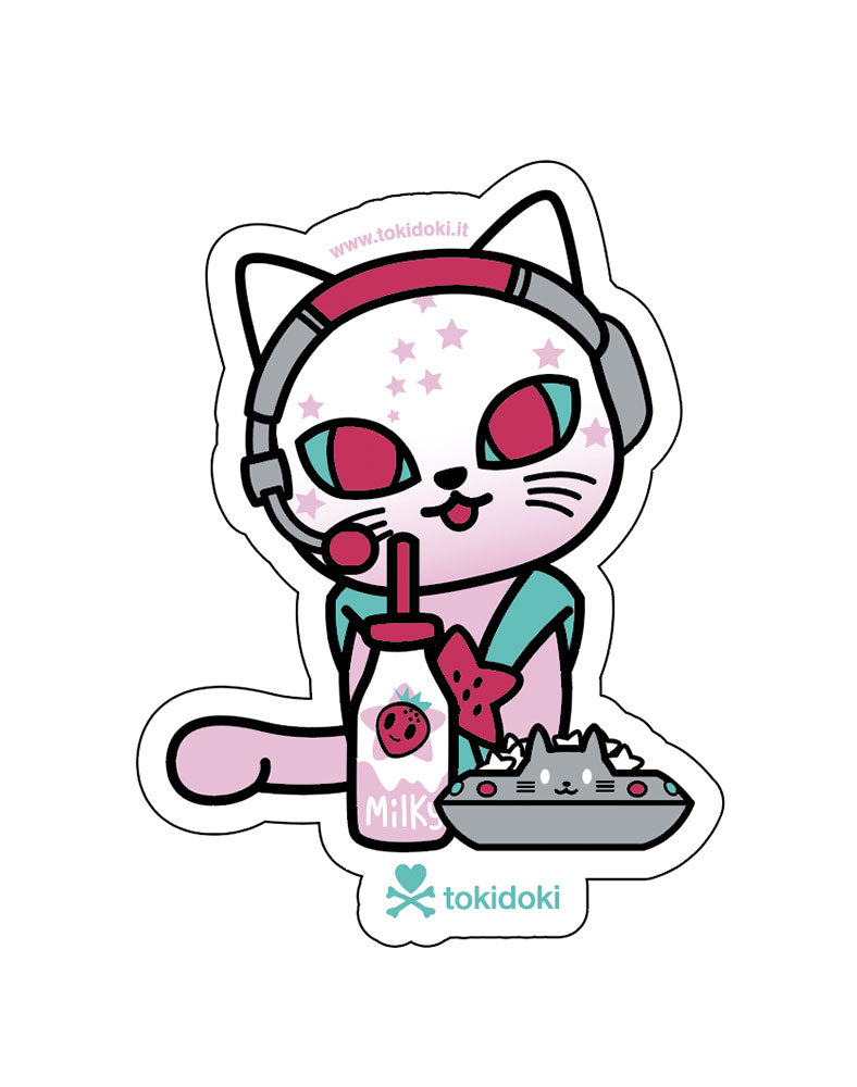 Capt. Whiskers Die Cut Sticker