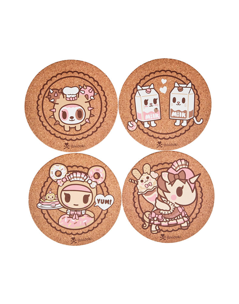tokidoki Sweet Cafe Coaster Set (Set of 4)