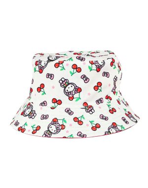 tokidoki x Hello Kitty Cherry Kitty Reversible Bucket Hat