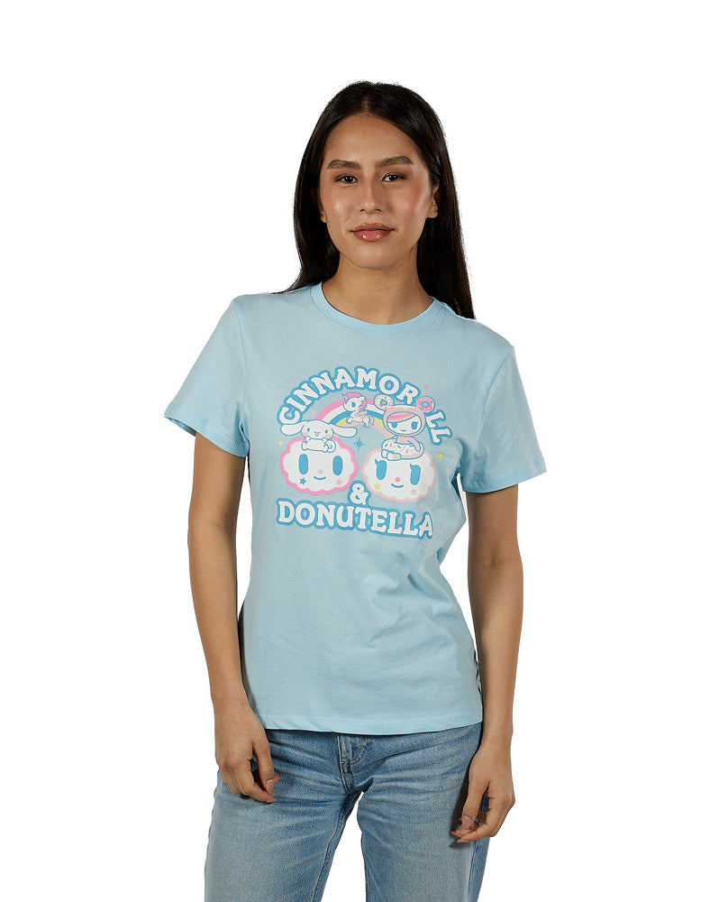 tokidoki x Hello Kitty and Friends Cinnamoroll & Donutella Tee